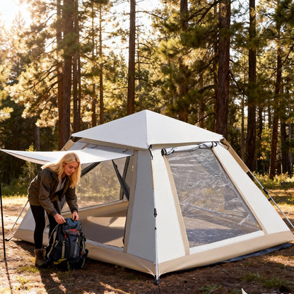 Instant Pop-Up Family Camping Tent (2–4 Person)
